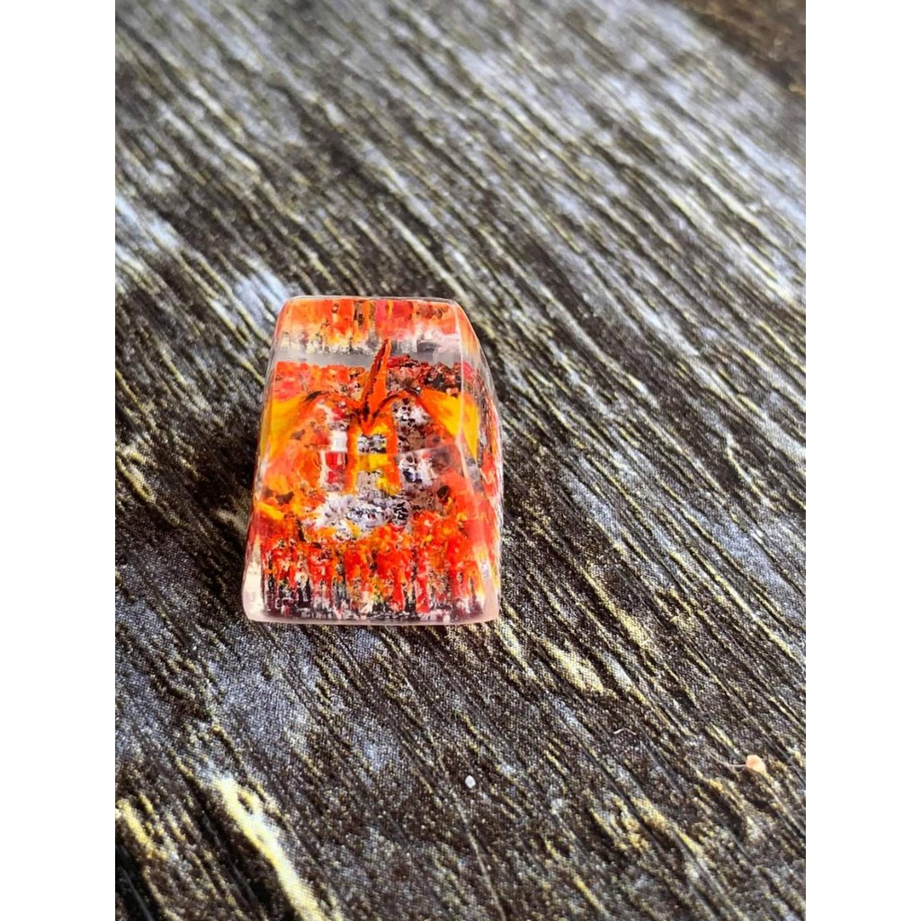 Keycap resin bàn phím cơ SA R1 Rồng lửa