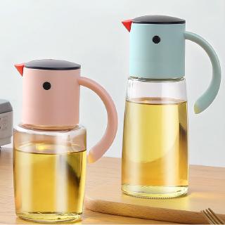Bình Thủy Tinh Trong Suốt Đựng Dầu Ăn Chống Rò Rỉ Tiện Dụng