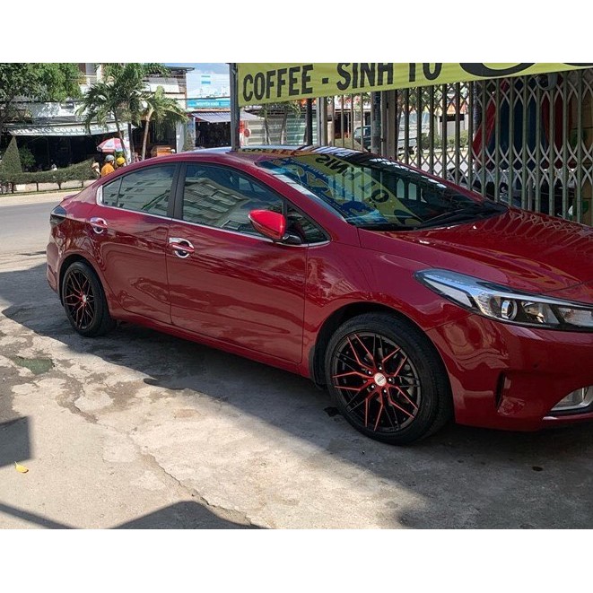 Lazang mâm vành 17inch lắp Honda Civic, Mazda3, Cerato đẹp