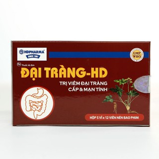 Đại Tràng HD - viên bao phim màu nâu