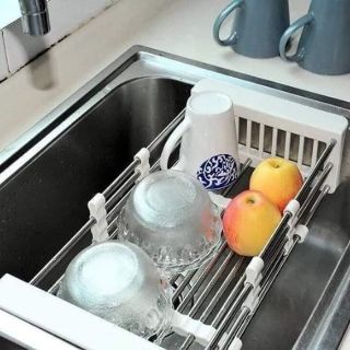 Kệ inox hát bồn rửa chén