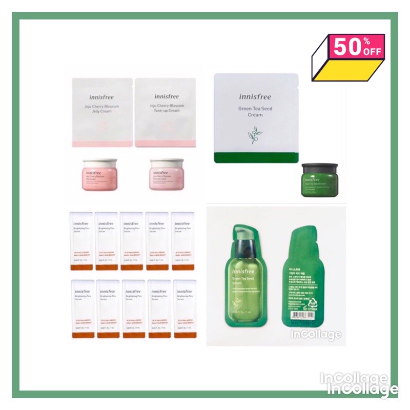 50 Gói Sample Dưỡng Da Innisfree 1ml