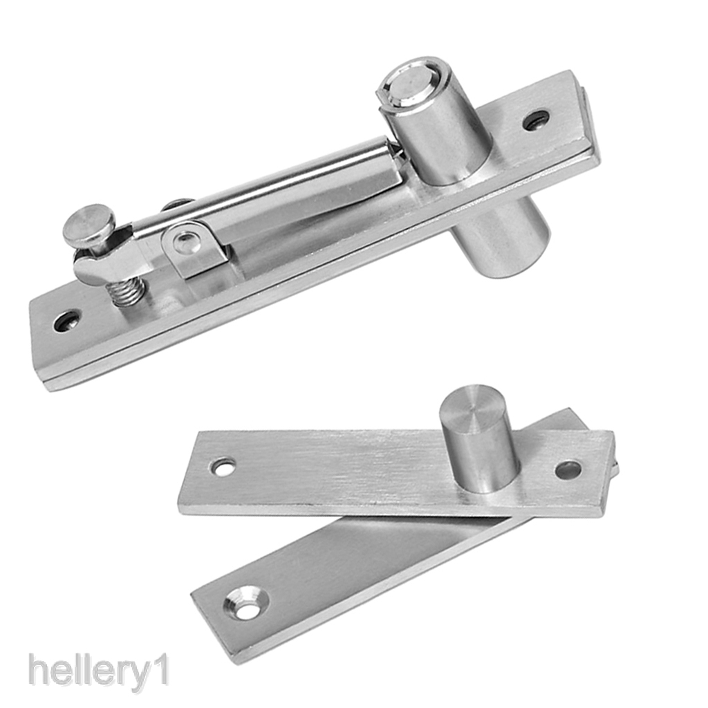 Bản Lề Cửa Gỗ Xoay 360 Độ Bằng Thép Không Gỉ Hellery1