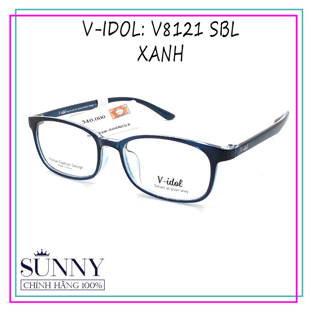 V8121 gọng kính V-idol chính hãng, thiết kế dễ đeo bảo vệ mắt