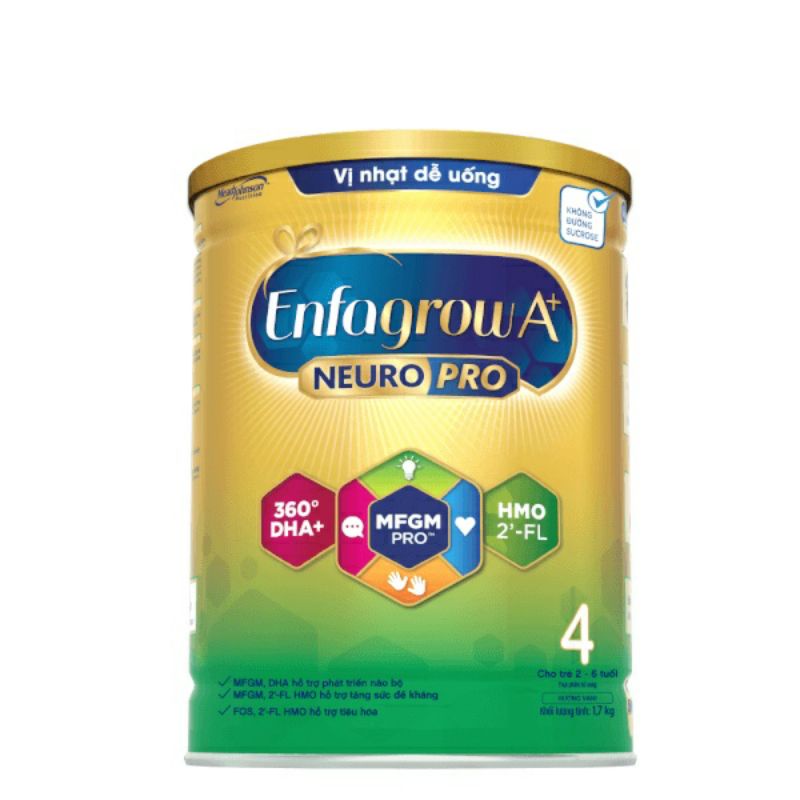 1 lon 1,7kg_Sữa bột Enfagrow A+ 4 Vị nhạt