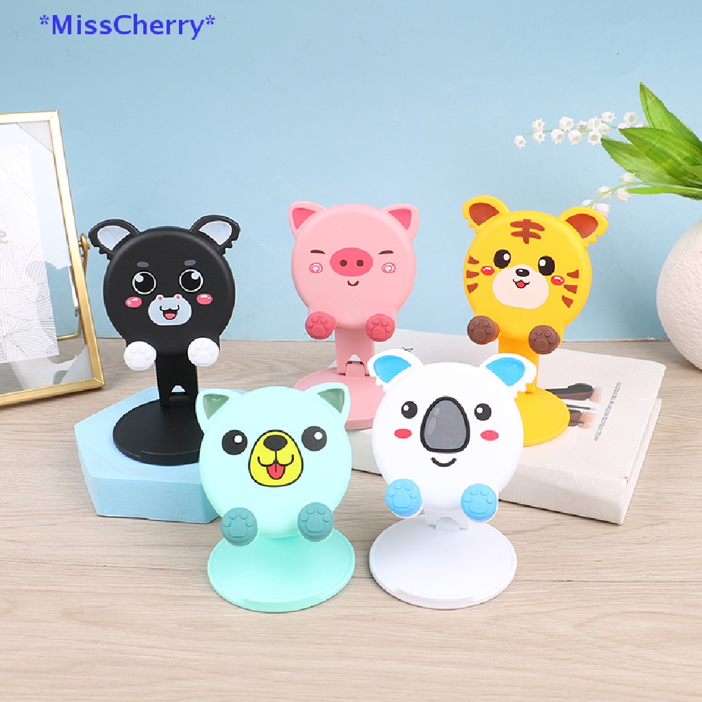 Giá Đỡ Điện Thoại Để Bàn Hình Heo / Hổ / Heo Có Thể Điều Chỉnh Kích Thước Mới