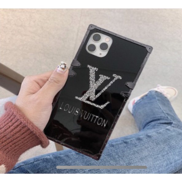 🌸Ốp lưng iphone - Ốp iphone🌸 lv trắng vuông gương full viền 6/6plus/6s/6splus//7plus/8/8plus/x/xs/11/12/pro/max/plus/pro