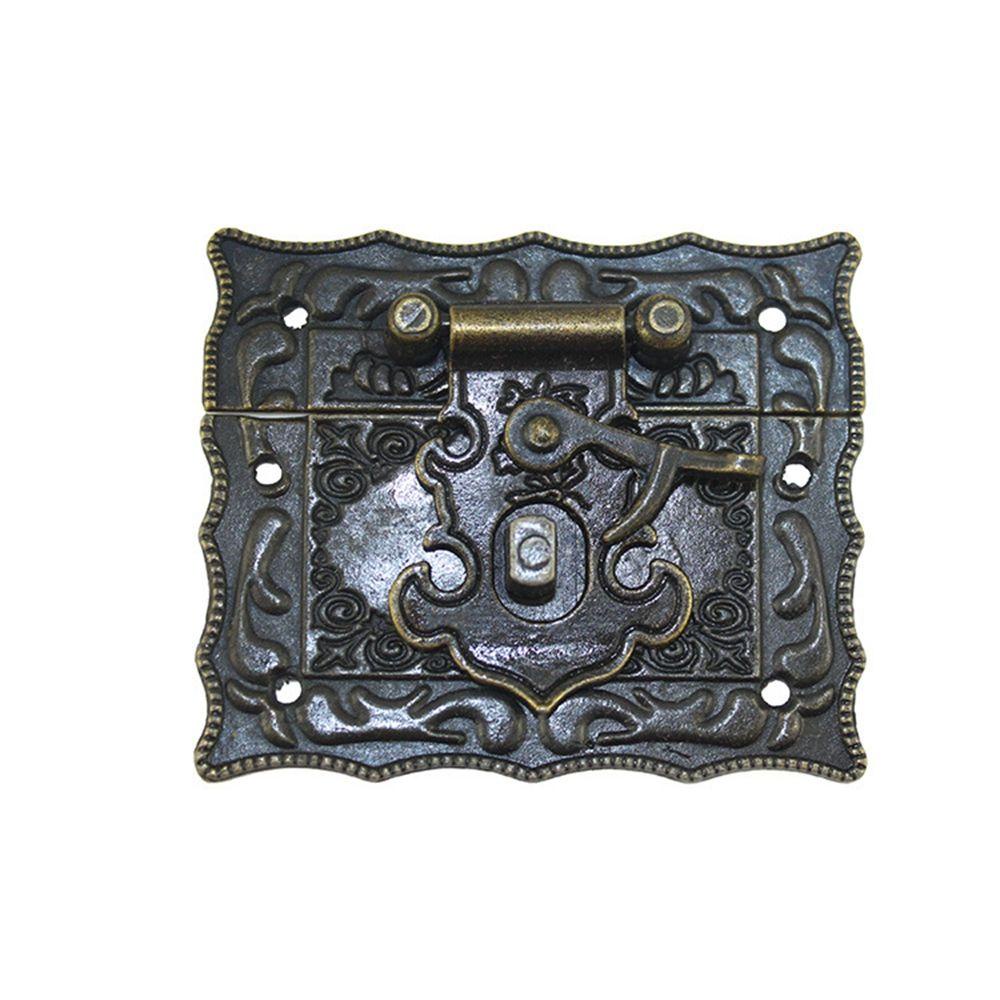 1 Khóa Cài Hộp Trang Trí Bằng Đồng Thau Phong Cách Vintage
