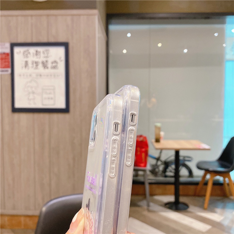 Ốp Điện Thoại Chống Sốc Họa Tiết Hoạt Hình Cho iPhone 13 12 11 Pro Max XS XR X 8 7 Plus