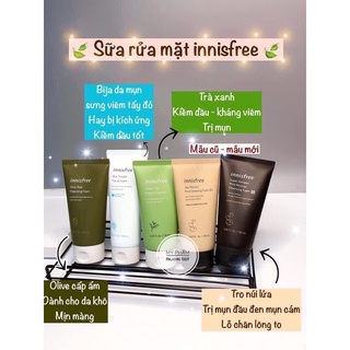 Sữa rửa mặt innisfree tro núi lửa 2x