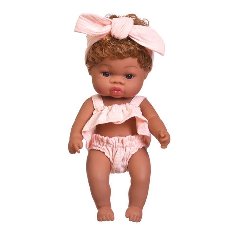 Giường Ngủ Cho Búp Bê Sơ Sinh Màu Đen Phong Cách Châu Phi