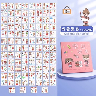 Hộp hình dán sticker 100 tấm