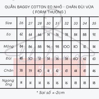Quần ngố Bigsize 26-35 (40-80kg)