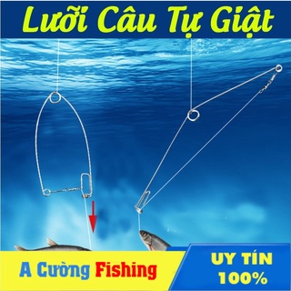 Lưỡi câu cá tự động giật cao cấp  A Cường