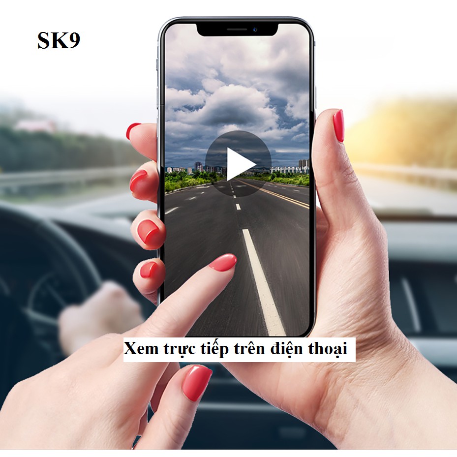 Camera hành trình cho xe hơi tích hợp xem trên điện thoại