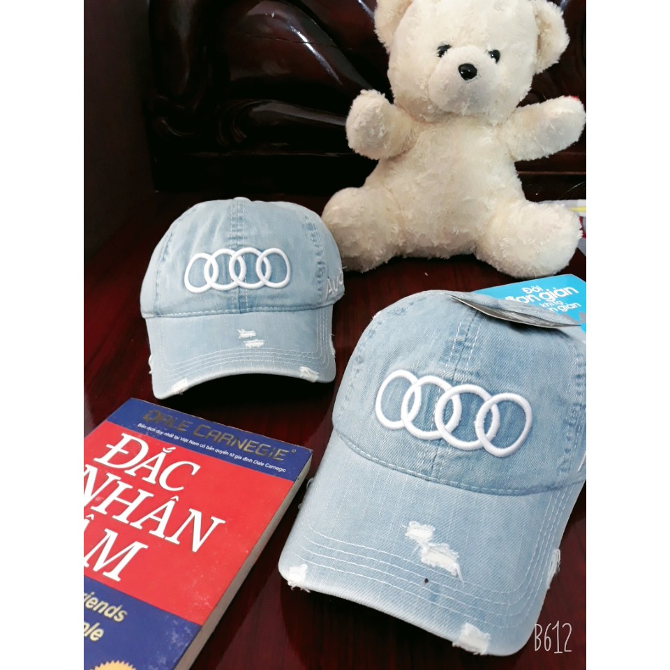 Mũ Lưỡi Trai Jean Audi ❤️Freeship❤️ Nón Lưỡi Trai Jean Thời Trang