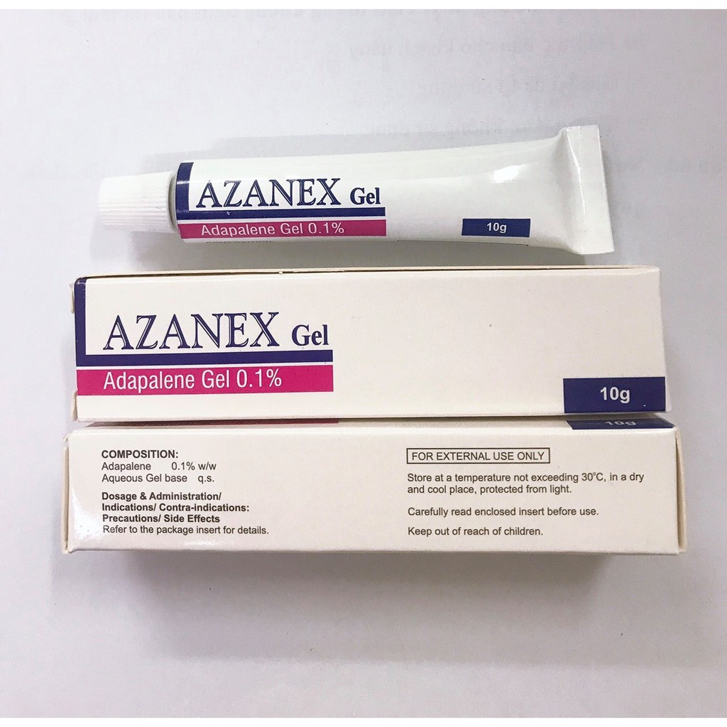 Gel chấm mụn Azanex, chăm sóc da mụn ẩn 10g GIBE COSMETICS