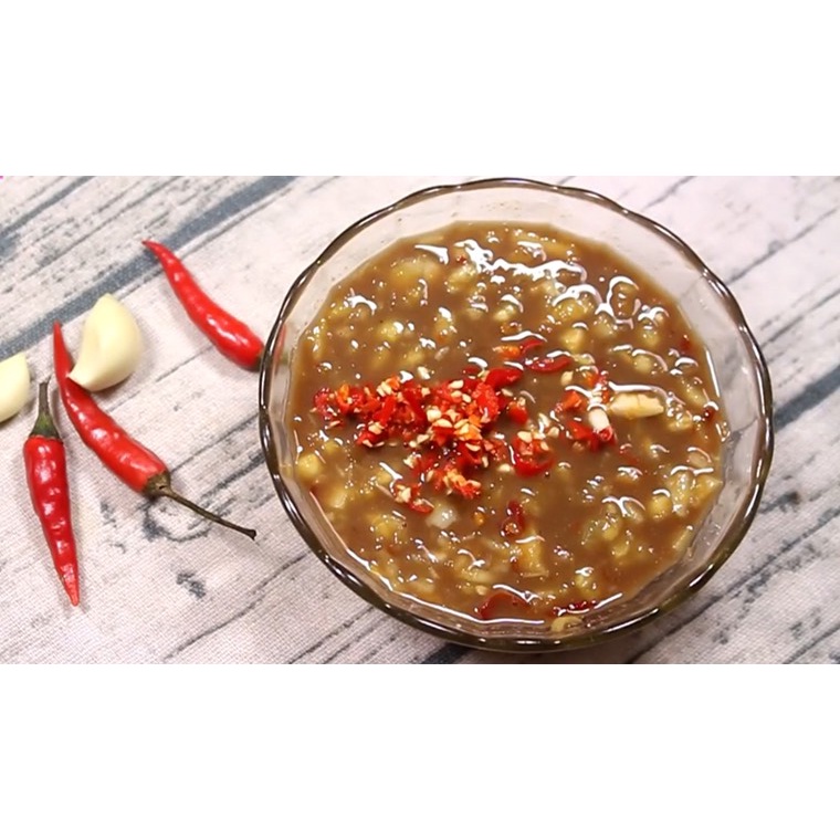 Mắm nêm tỏi ớt Bình Định, mắm cá cơm sẵn gia vị tỏi ớt  - Nowship Gò Vấp - Đặc sản Ông Tám Bà Tám