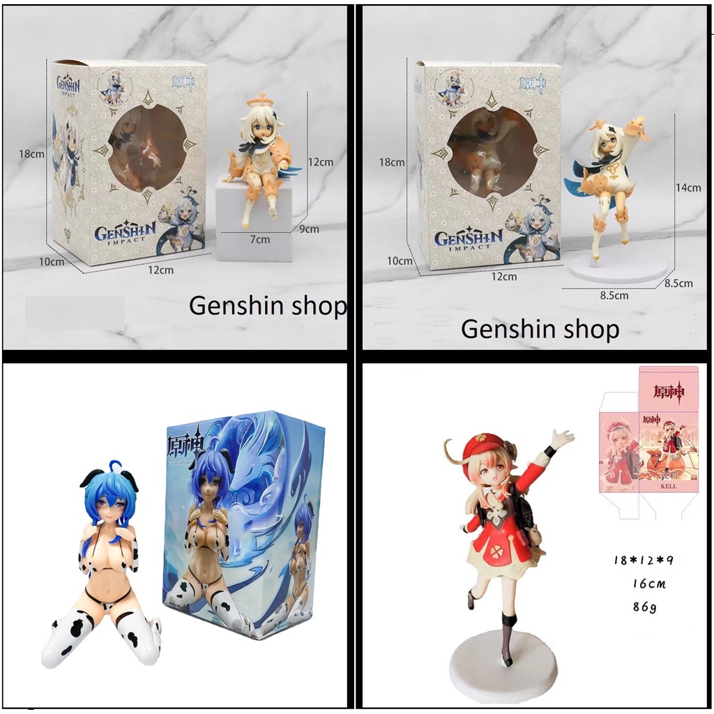 Mô hình nhân vật Paimon Ganyu Klee Genshin Impact