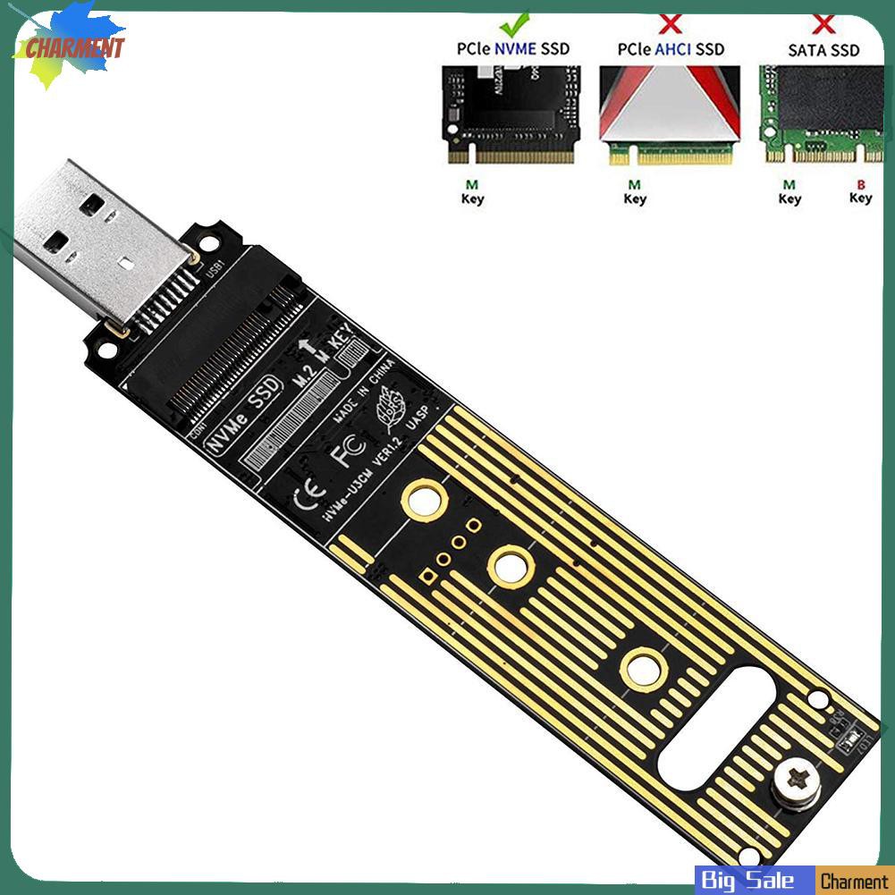 Card Chuyển Đổi Giao Diện Trong Cha.M.2 Nvme Ssd Sang Usb 3.1 Adapter Pci-E Sang Usb-A 3.0