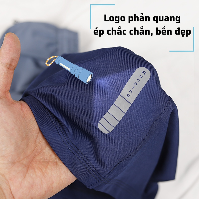 Quần đùi nam thể thao Ajeka chất thun poly co giãn 4 chiều, phong cách năng động, trẻ trung