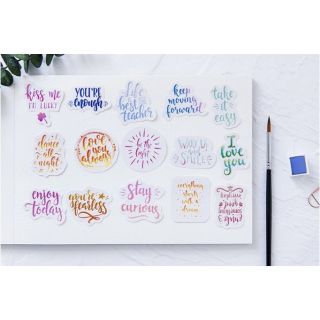 Hình dán Sticker chữ STK009