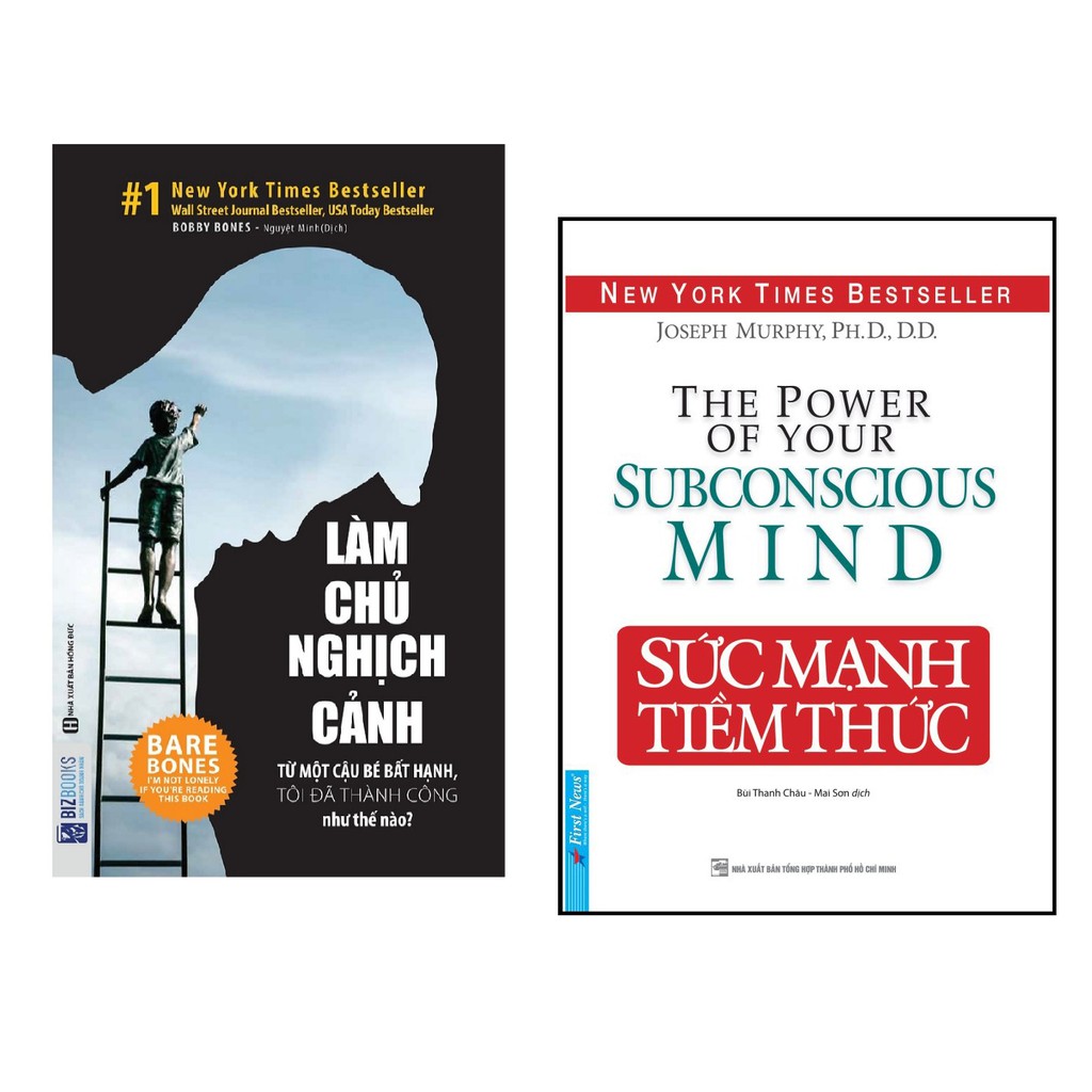Sách - Combo hai cuốn:  Làm Chủ Nghịch Cảnh - Từ một cậu bé bất hạnh, tôi đã thành công như thế nào?+Sức Mạnh Tiềm Thức