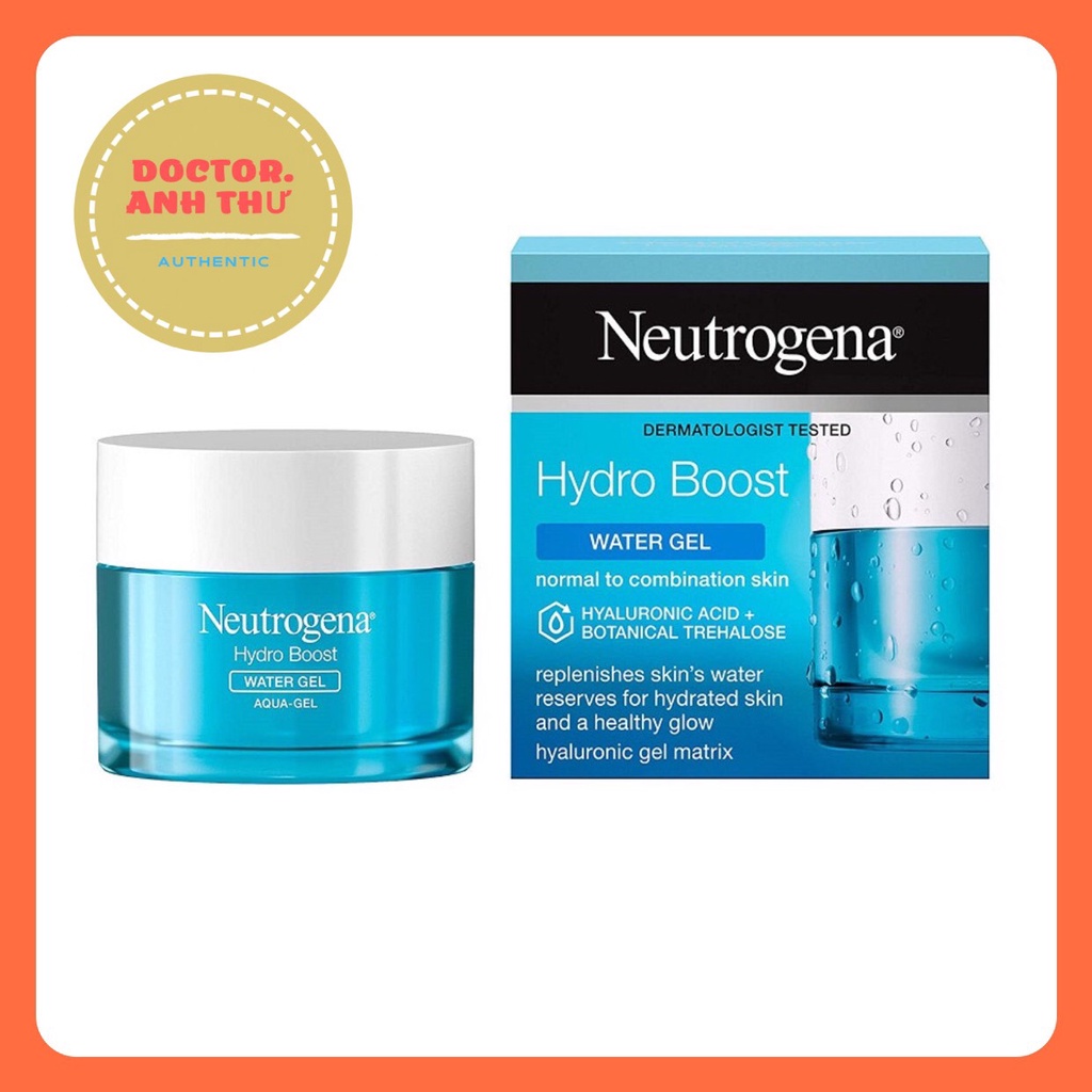 Kem Dưỡng Ẩm Neutrogena Hydro Boost Water Gel Cream 50g Chính Hãng - Netrogena Dạng Gel Cho Da dầu mụn