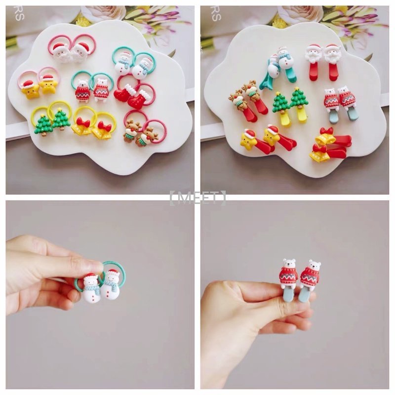 1 Túi Đồ Trang Sức Nhựa Hoạt Hình Giáng Sinh Ba Chiều DIY