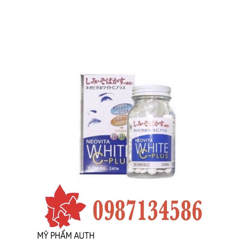 Viên uống trắng da, mờ thám nán Vita White Plus 240 viedn Nhật Bản