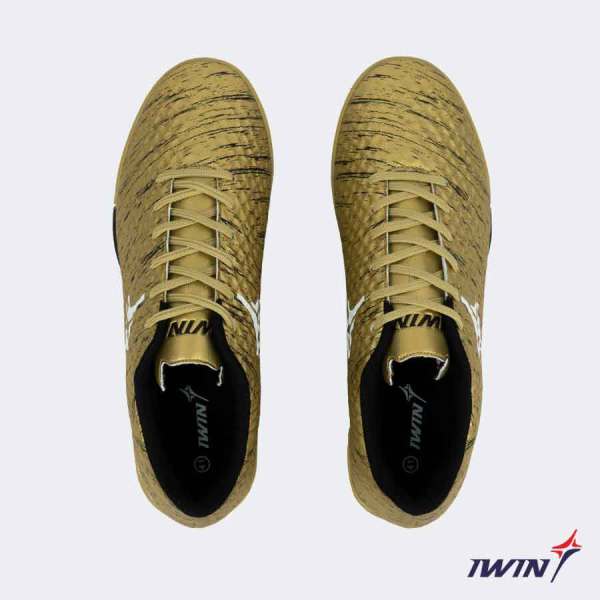 Giày Bóng Đá Cao Cấp - iWin imPRO Microfiber M01 - Vàng Đồng - Thương Hiệu Đến Từ Viện Nam