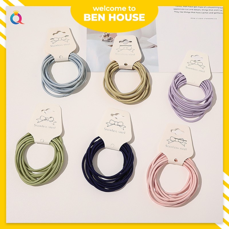 Set 10 dây cột tóc dễ thương