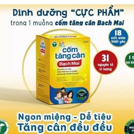 tăng cân nhanh cốm bạch mai, tăng cân an toàn cho người gầy, [cường anh tamino]