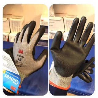 Găng tay Gloves Cut Level 1 3M 4131 Cấp Độ 1 Màu Xám Size M