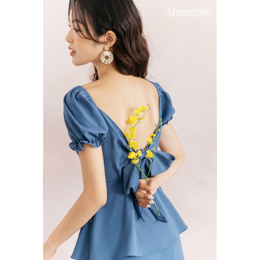 [ HÀNG CÓ SẴN] Váy nữ thiết kế Maxi buộc nơ sau | BigBuy360 - bigbuy360.vn