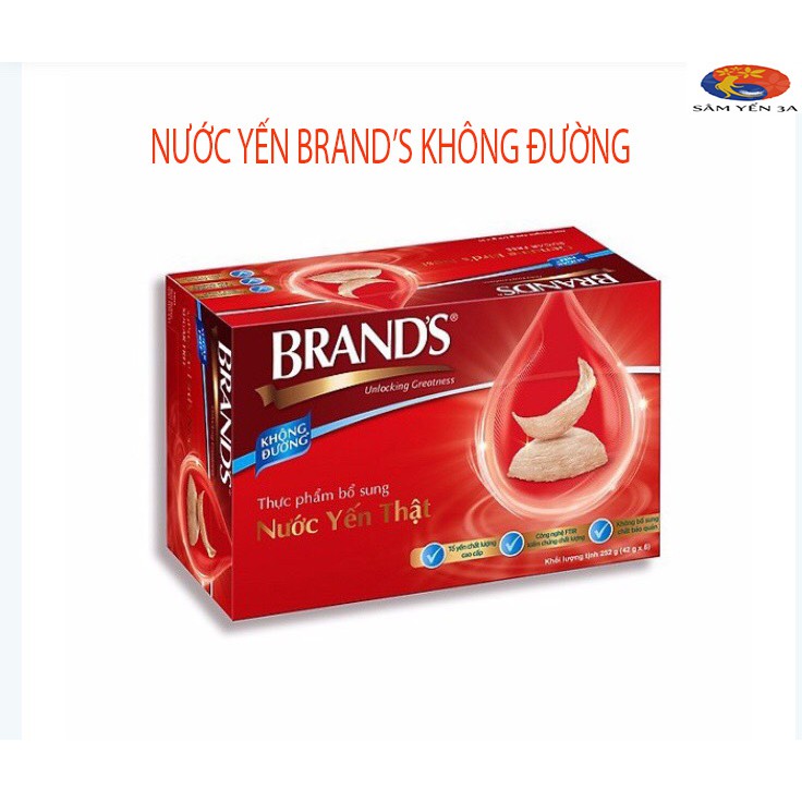 Nước yến brand không đường 42gx6 hũ, giúp bồi bổ sức khỏe - ảnh sản phẩm 2