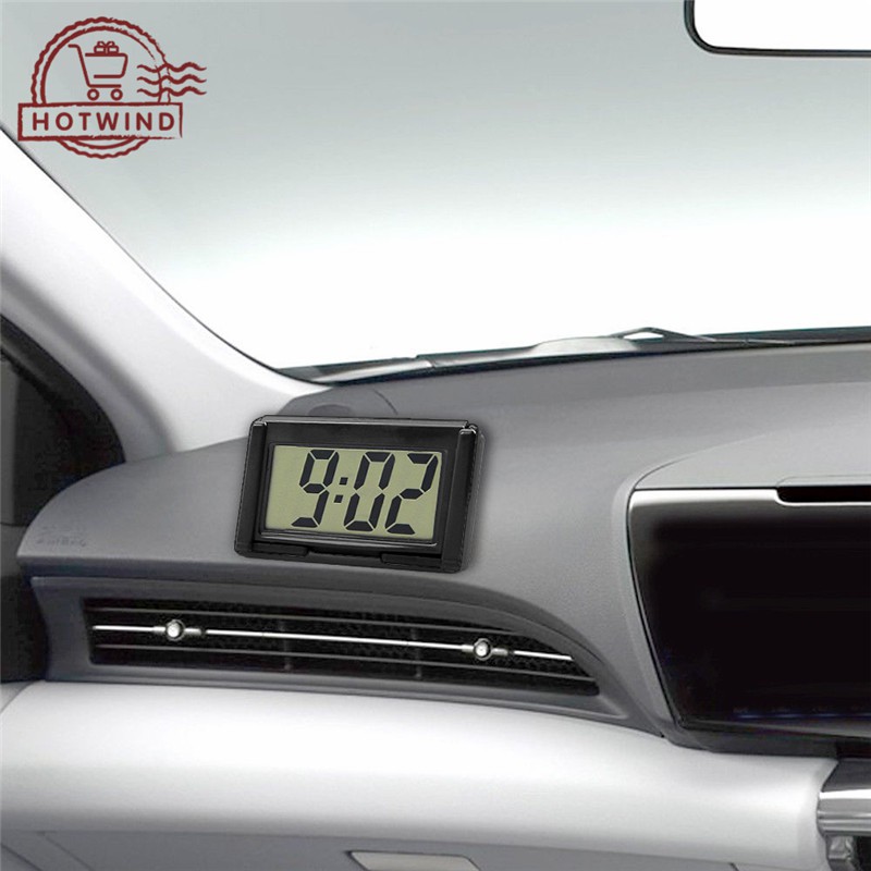 Đồng hồ điện tử mini tự dính dùng trong xe hơi | WebRaoVat - webraovat.net.vn