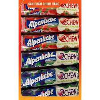 Kẹo Mềm Alpenliebe 2Chew Hương Trái Cây Thanh 24,5g