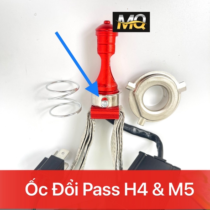 Đèn Pha Led F4 Cos Vàng Pha Trắng Lắp Cho Ô Tô Xe Máy