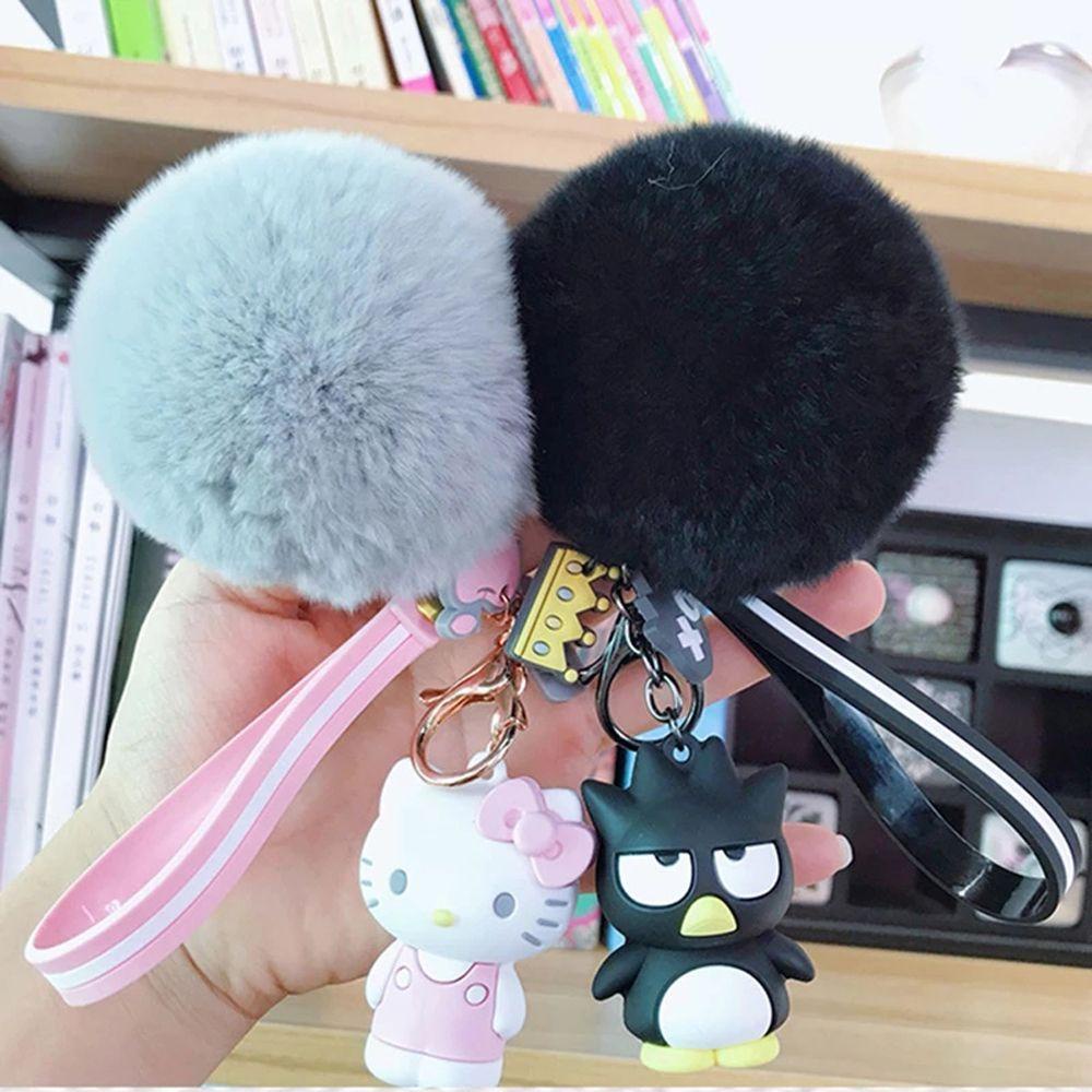 Móc Khóa Búp Bê Hoạt Hình Bằng Lông Xù Đáng Yêu Dành Cho Nữ