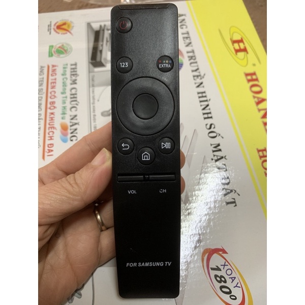 Remote điều khiển tivi smart Sam sung 4K- Bh đổi mới -tặng pin sịn và bao đựng khiển