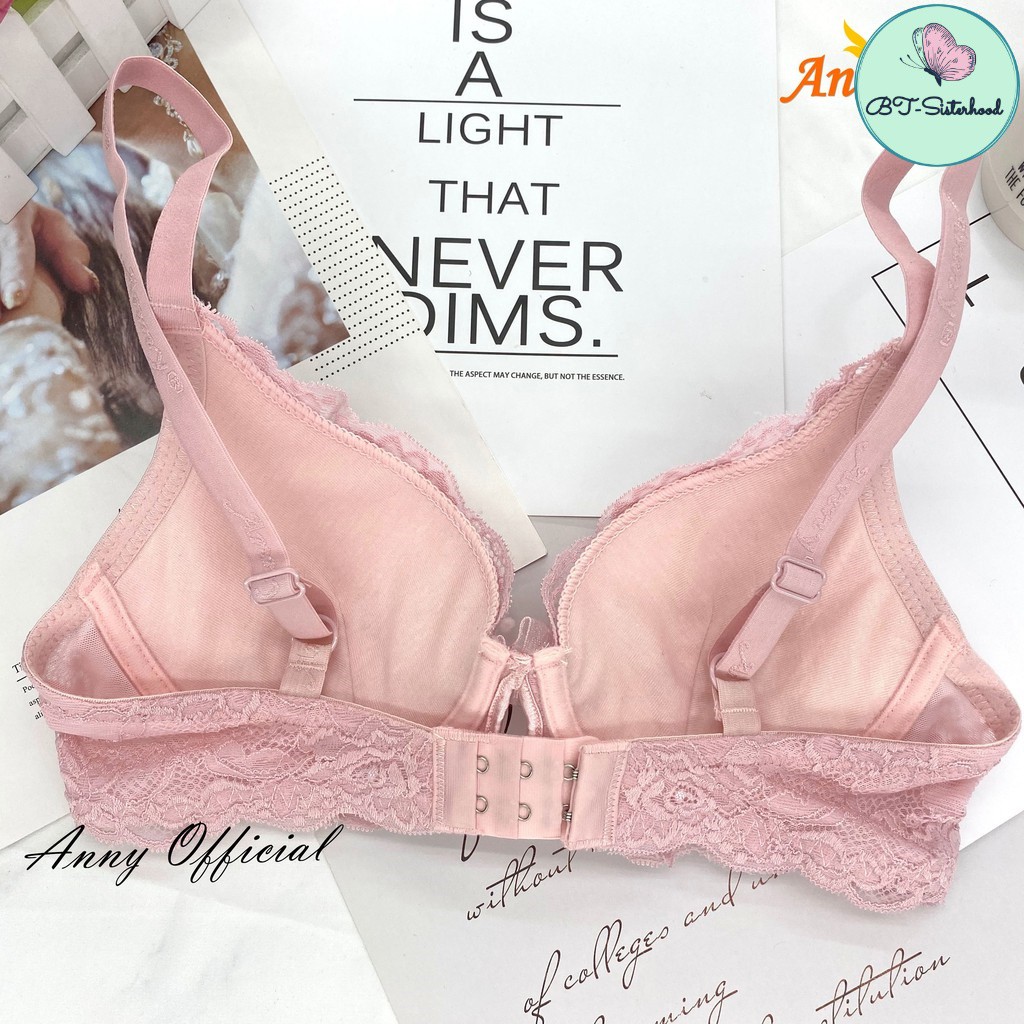 Áo lót nữ ANNY 2389 Thái Lan nhập khẩu, áo ngực phối ren cúp A có gọng, đệm vừa siêu quyến rũ cho các nàng, LAVENUSA