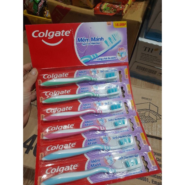 bàn chải colgate siêu mềm mảnh