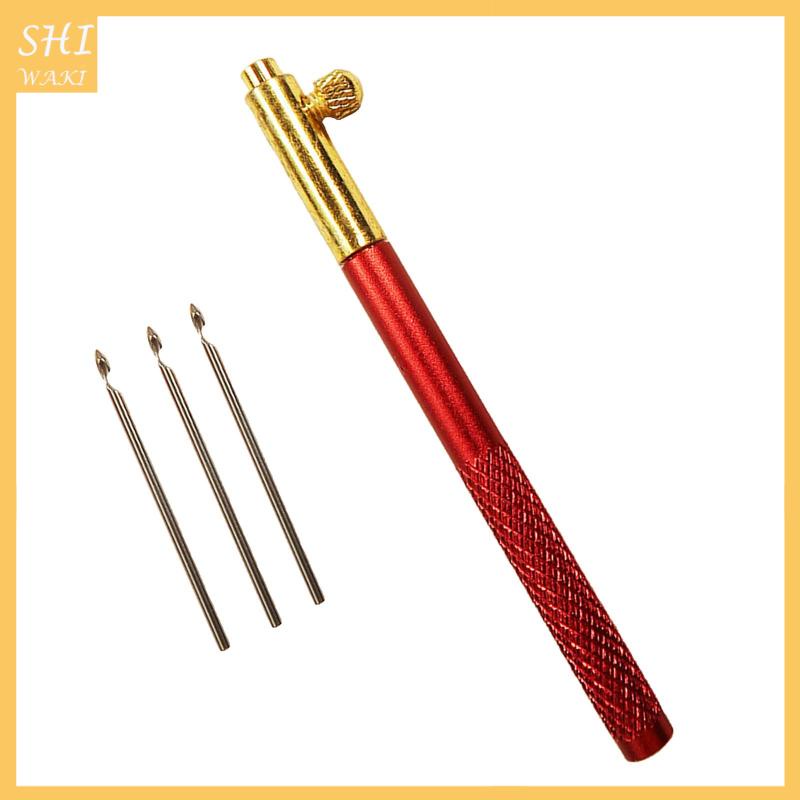 Kim Móc Thêu Móc Đính Hạt Cườm Thủ Công Màu Nâu_Wooden