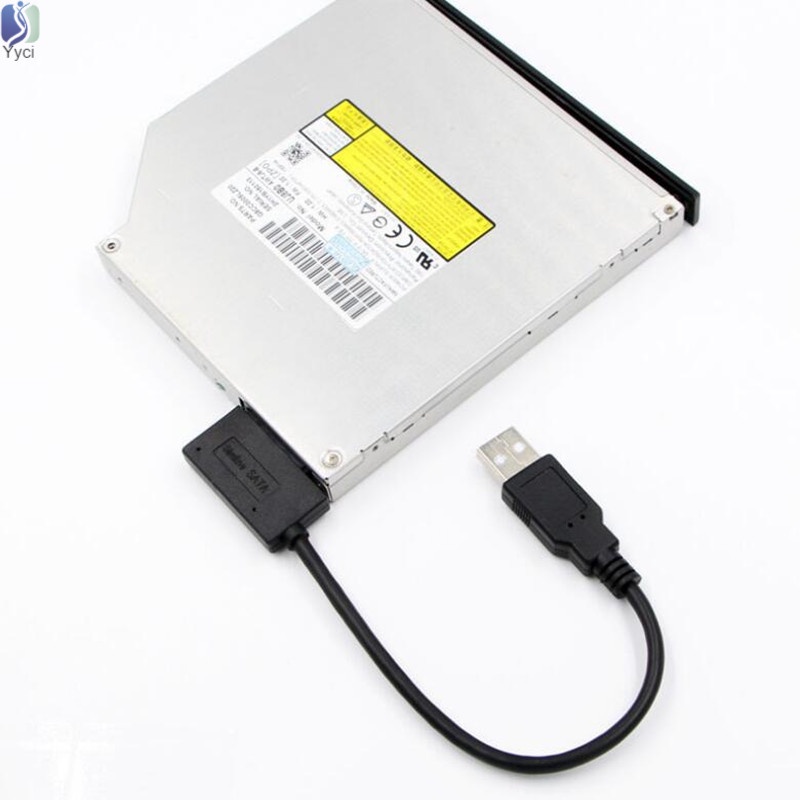 Cáp Chuyển Đổi Usb 2.0 Sang Sata Cho Ổ Đĩa Dvd / Cd Rom