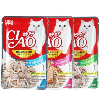Pate cho mèo Ciao gói 60g.