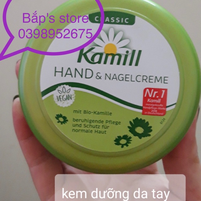 Kem dưỡng da tay kamil
