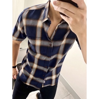 Sơ Mi Cộc Tay Kẻ 4 Màu