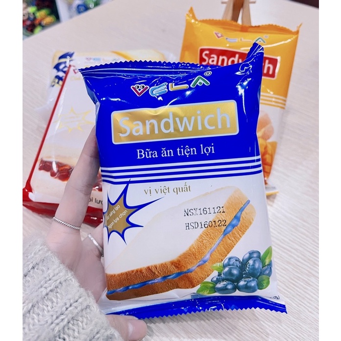 BÁNH SANDWICH NHÂN SỮA CHUA/ VIỆT QUẤT/ XOÀI/ ĐẬU ĐỎ 45G