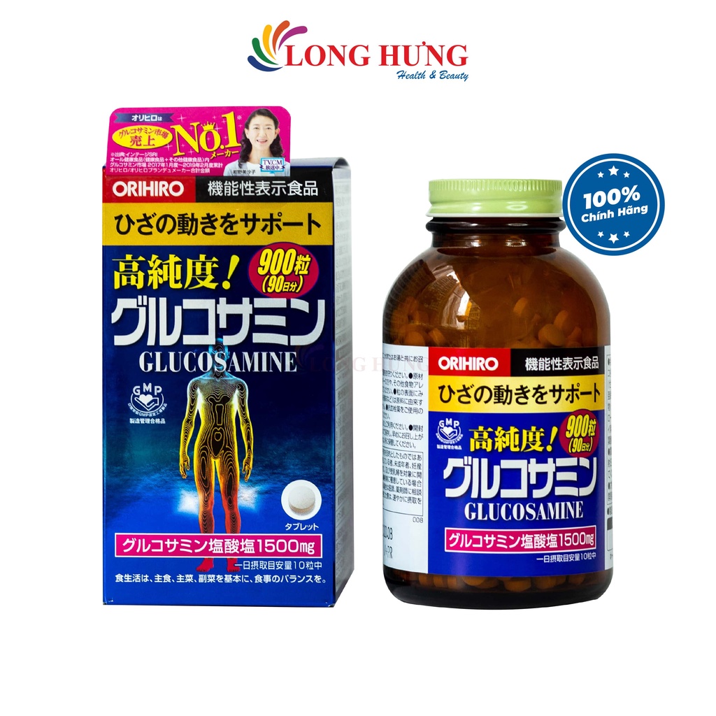 Viên uống Orihiro Glucosamine 1500mg hỗ trợ thoái hóa xương khớp